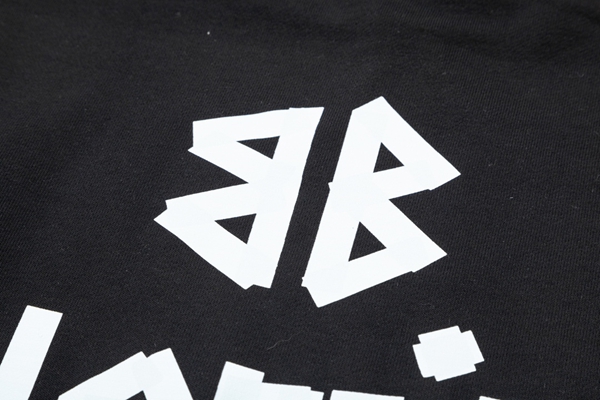 ブランドパーカー角部分ディテール